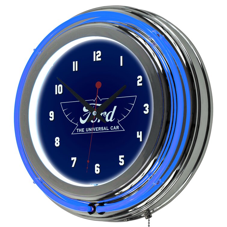 Trademark Global Glass Wall Clock | Wayfair